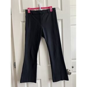 DEREK LAM 10 CROSBY Women’s Black Stretch Boot Cut Career Ankle Slacks Pants 6